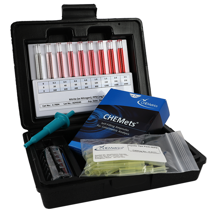 Image of a nitrite HR CHEMets kit.